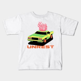 Unrest ----- Original Retro 90s Style Design Kids T-Shirt